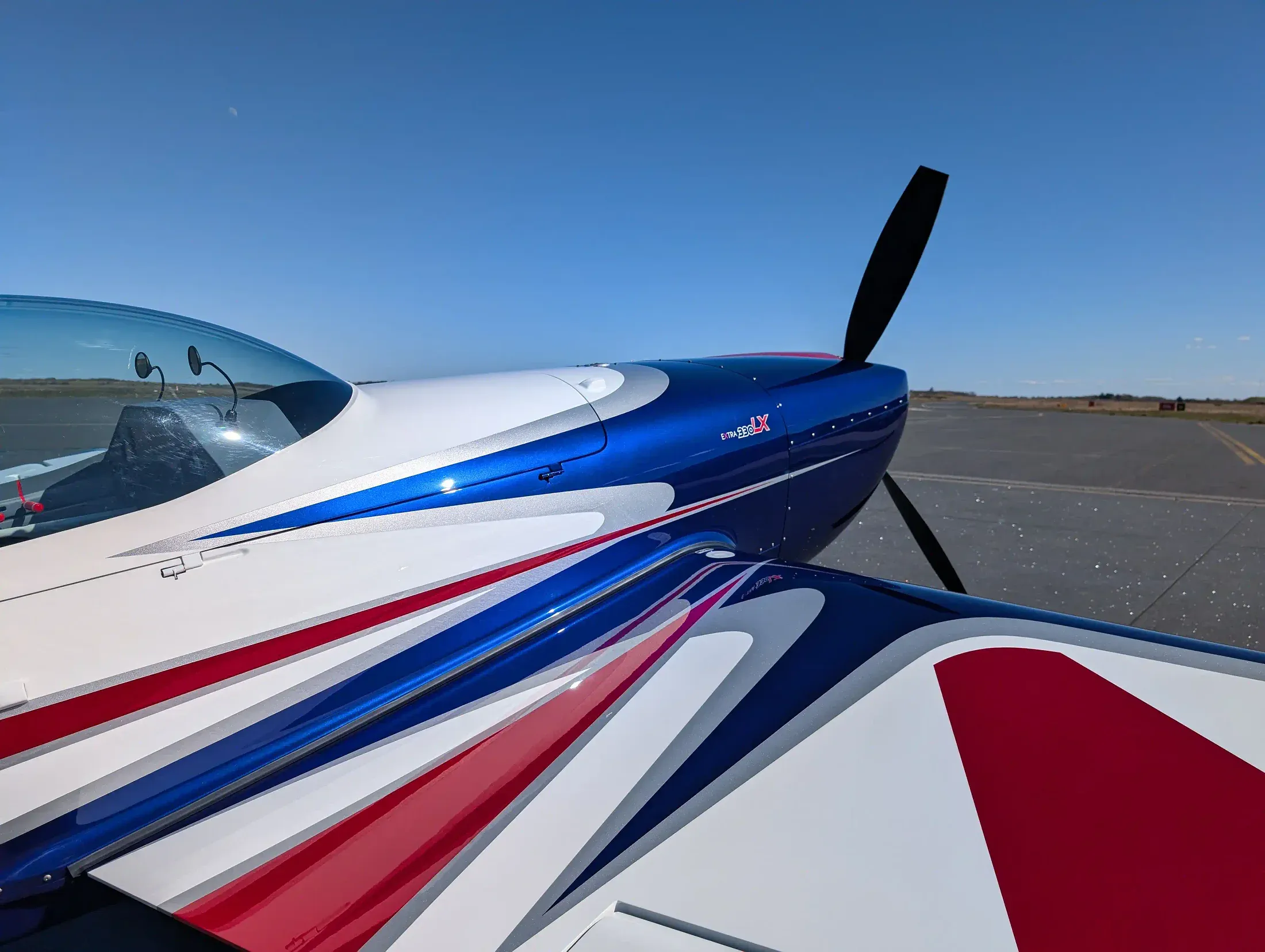 Aerobatic plane, exterior detail, aircraft detailing in Arkansas