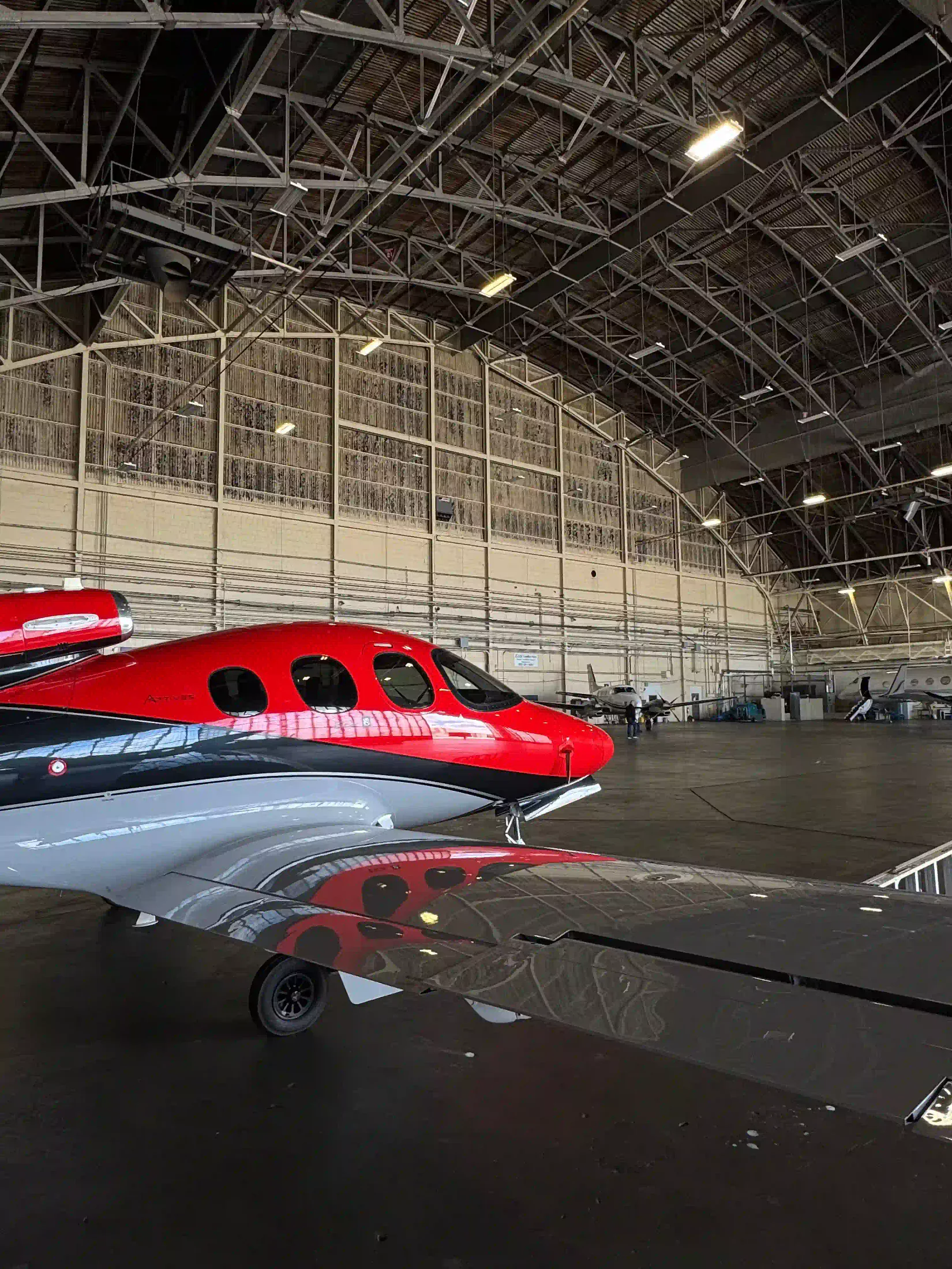 Cirrus Vision Jet, exterior detail, aircraft detailing in Tulsa, Oklahoma