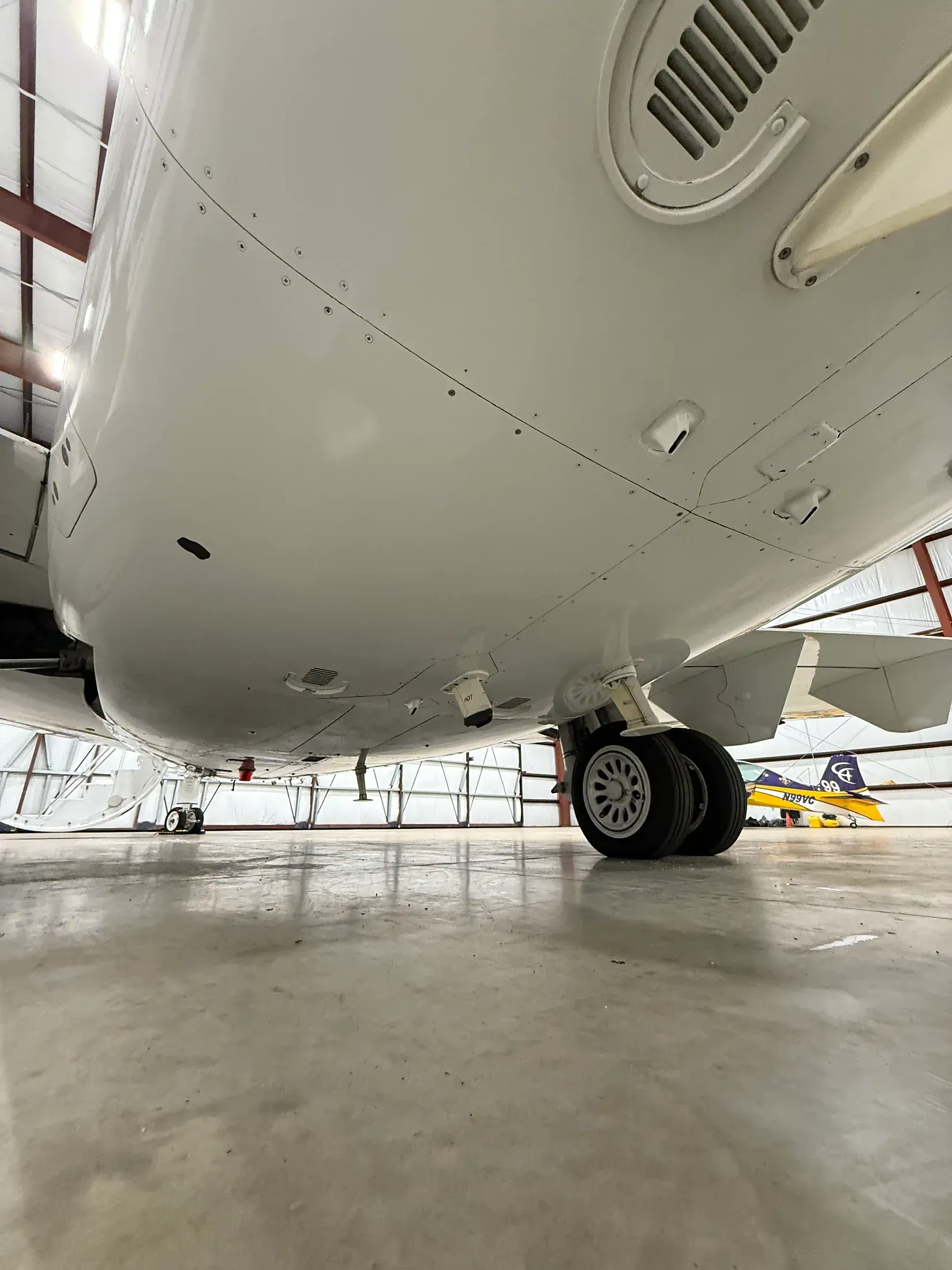 Belly degrease, exterior detail, aircraft detailing in Oklahoma