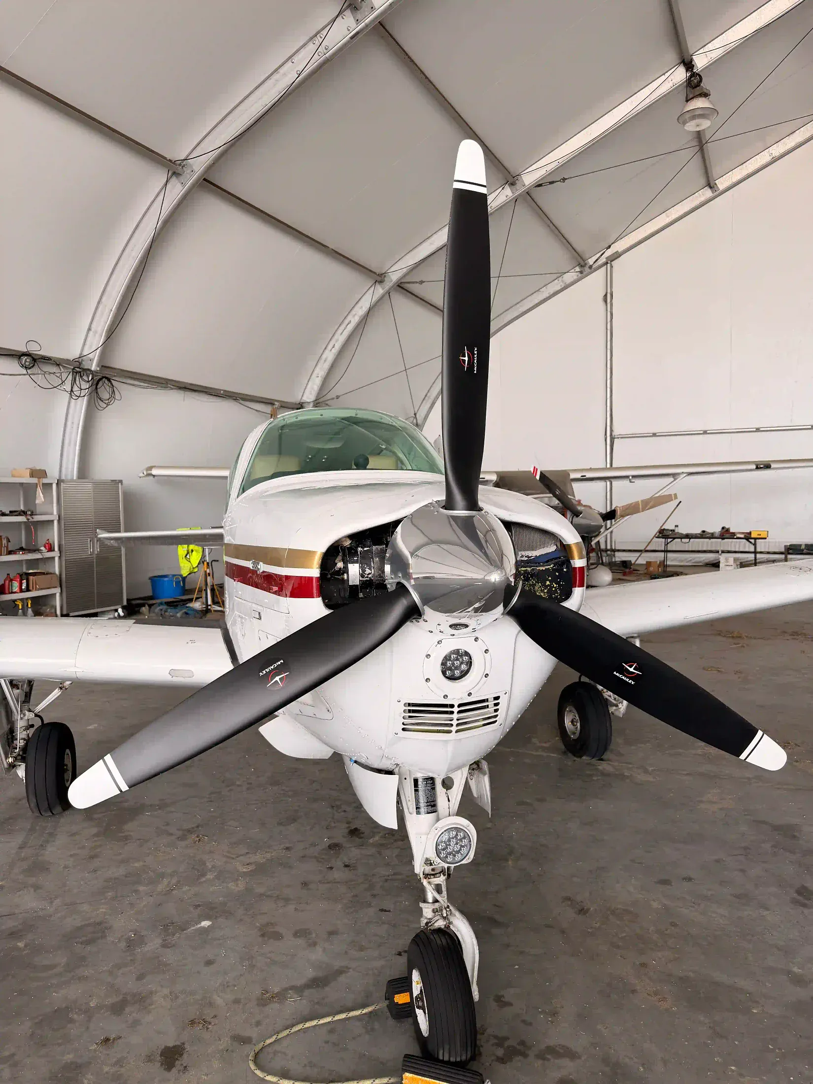 Beechcraft Bonanza, exterior wash, aircraft detailing in Branson, Missouri