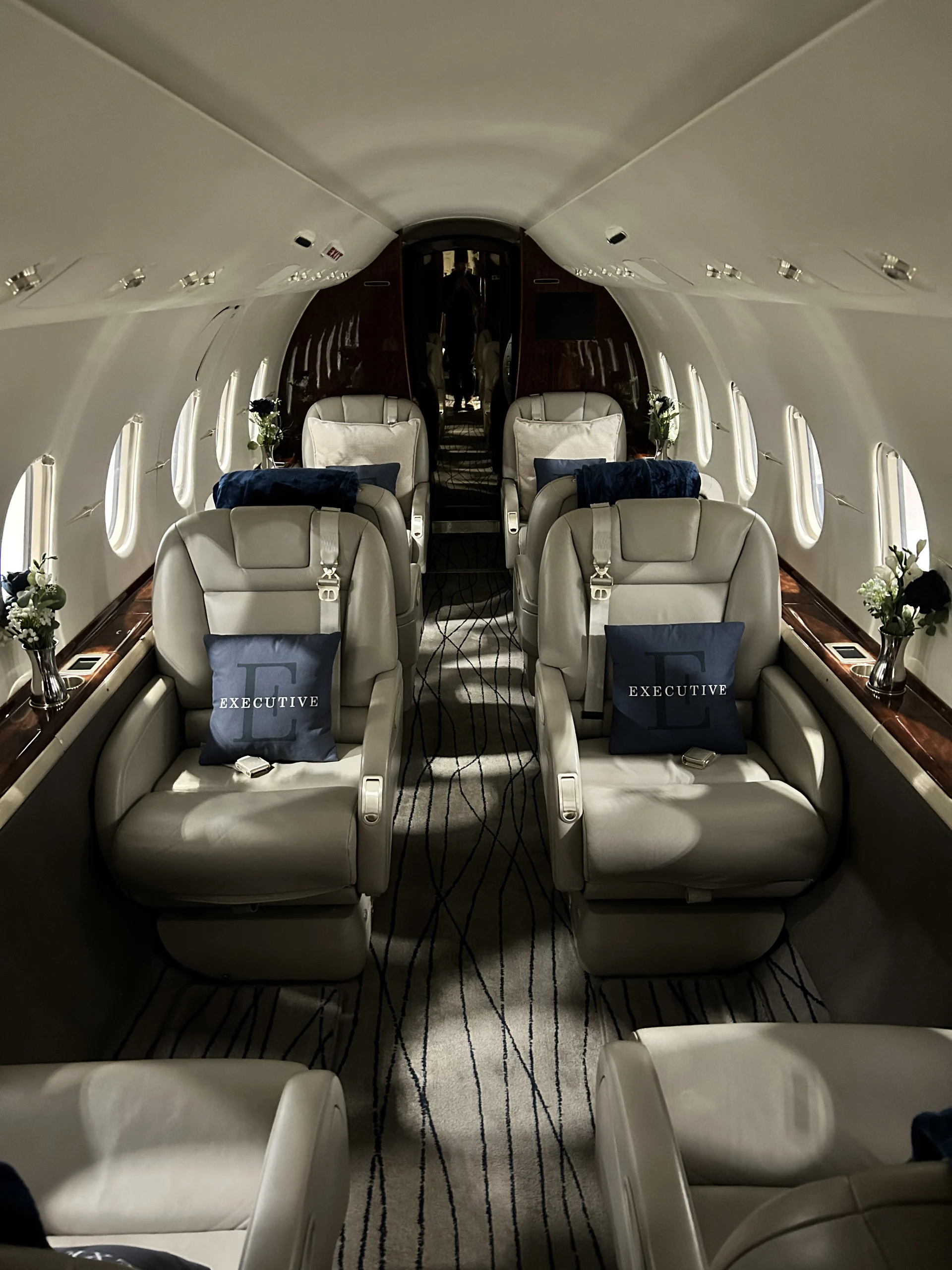 Hawker 4000 — interior detail clean