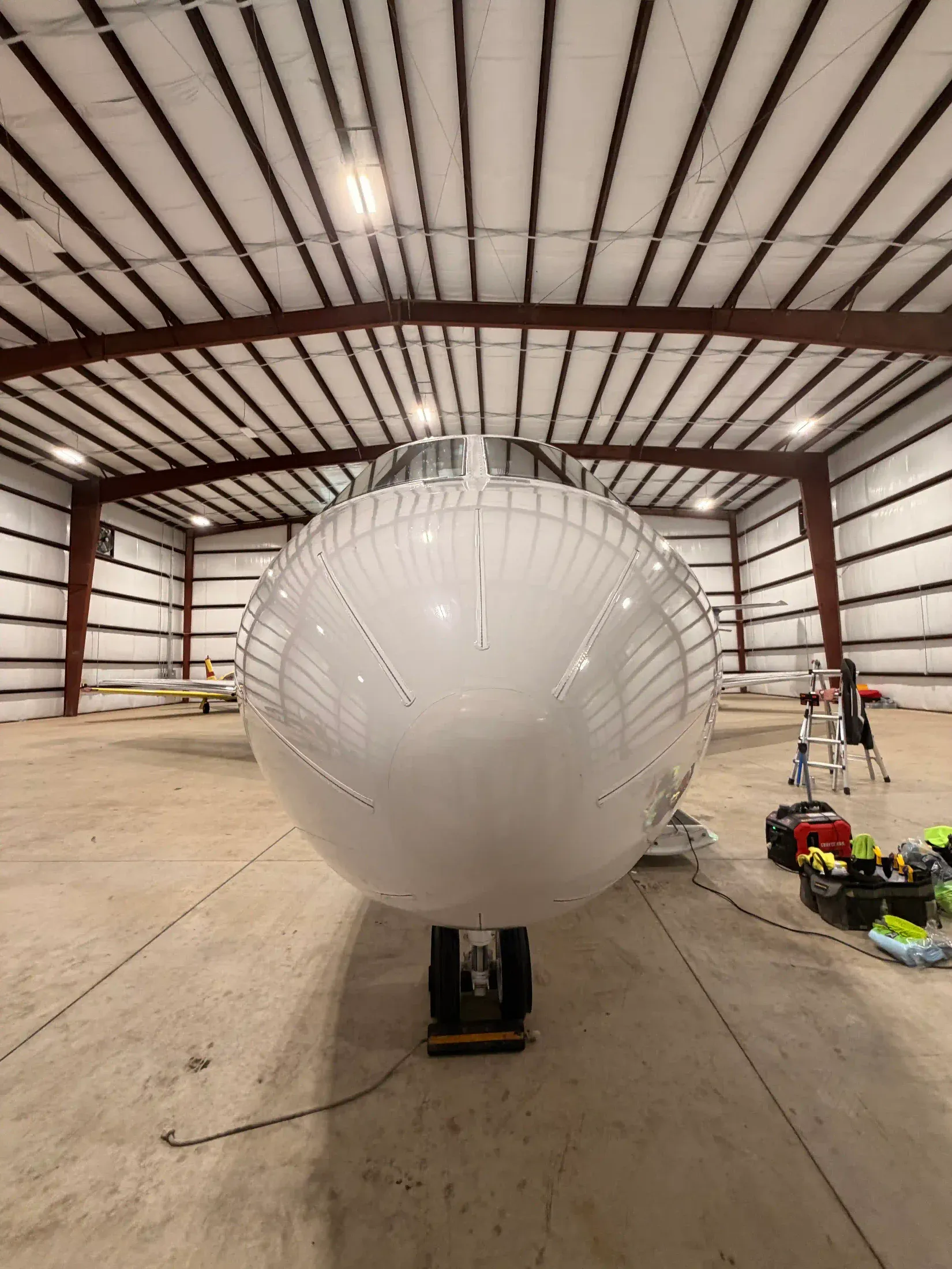 Business jet, bug removal, mobile aircraft detailing across Arkansas, Oklahoma, Missouri and Kansas