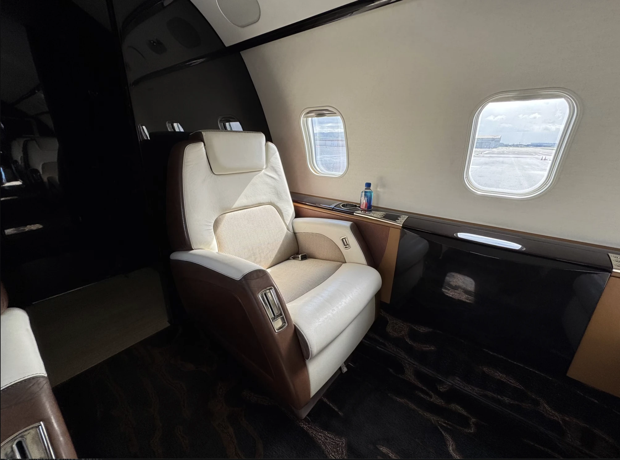 Business jet — interior detail