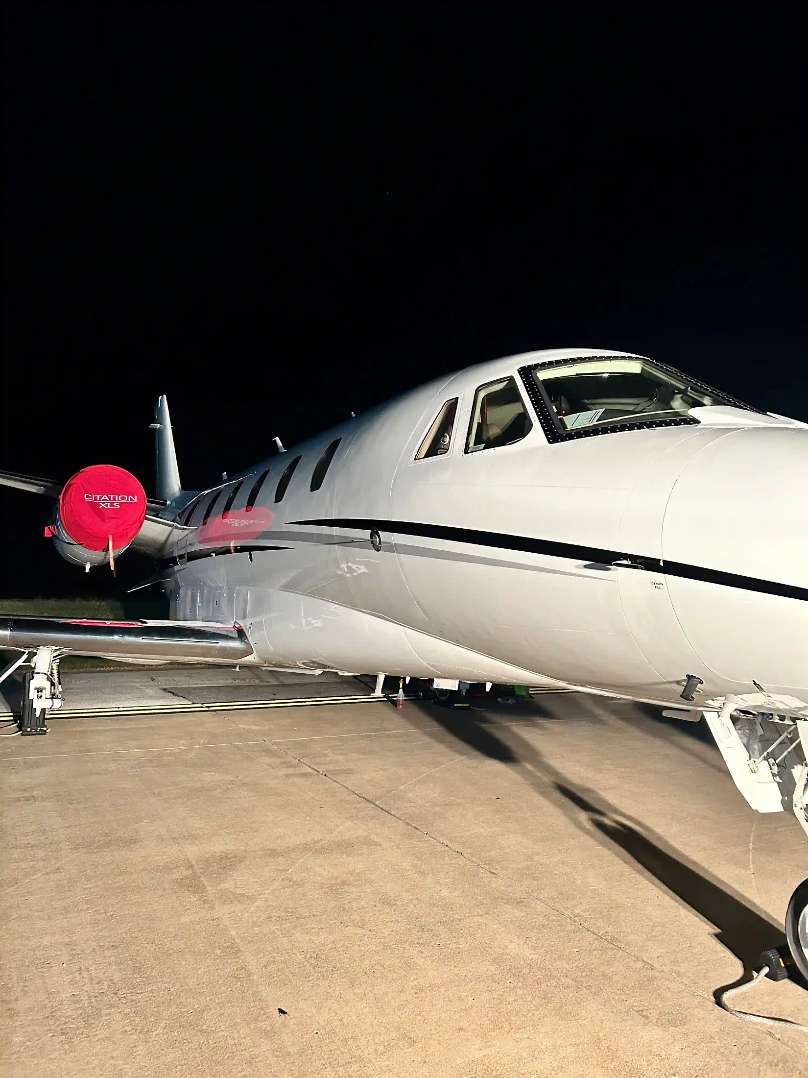 Citation XLS, overnight detail, aircraft detailing in Arkansas