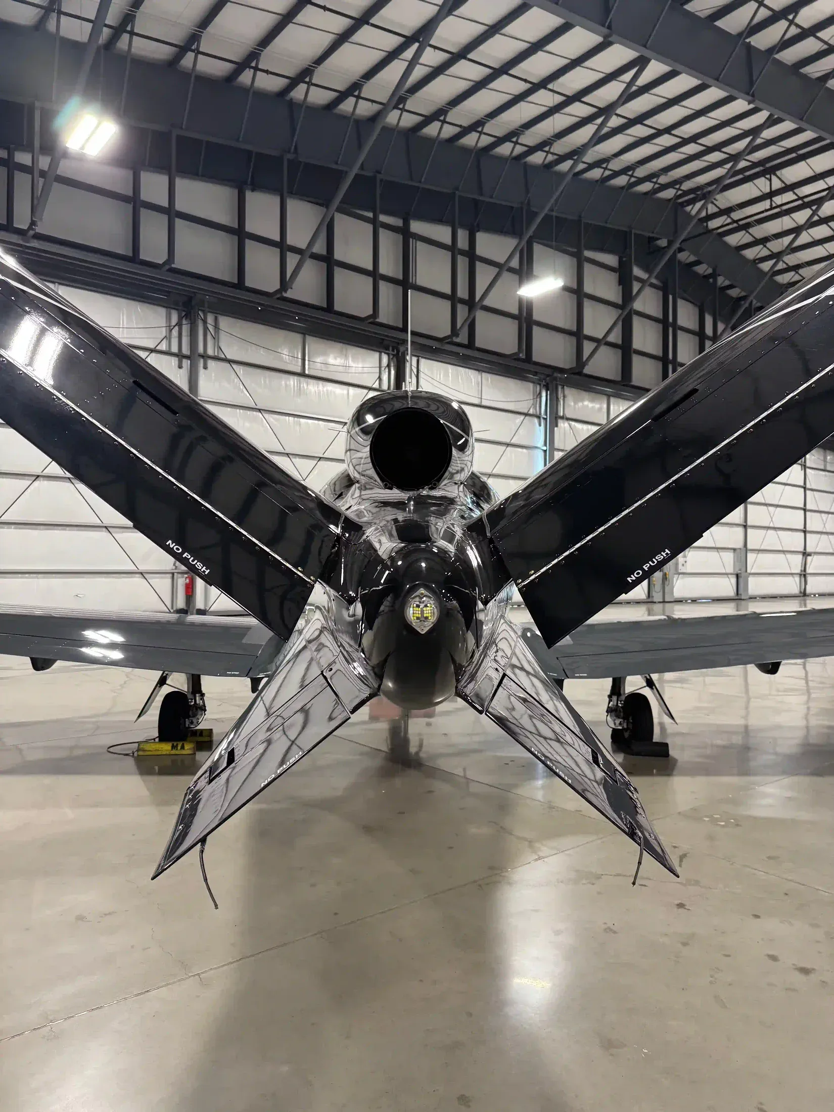 Vision Jet tail, exterior detail, aircraft detailing in Arkansas